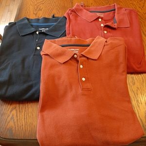 Lot of 3 Croft&Barrow Mens Polo Shirts